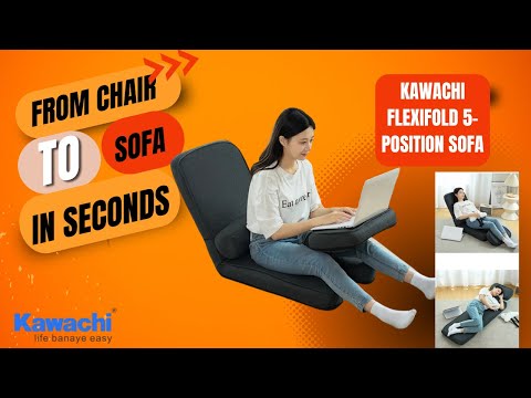 Kawachi Multi-Utility Convertible Sofa: From Laptop Workstation to Napping Bed and Beyond..