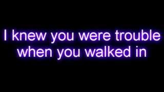 Taylor Swift - I Knew You Were Trouble WITH LYRICS- YouTube