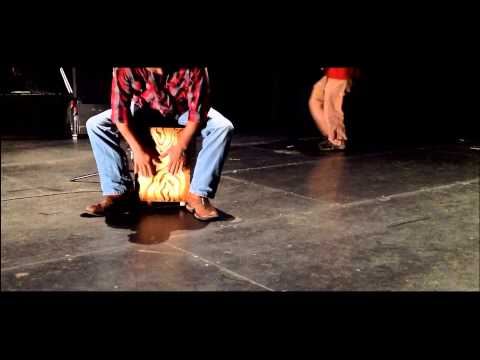 OzMo Cajon Drum 2017 Paint it Black image 4