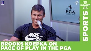 Brooks Koepka on pace of play on the PGA Tour