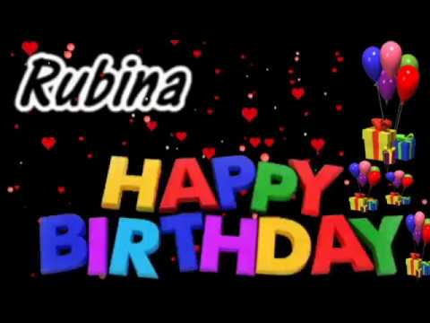 Rubina Happy Birthday Song With Name | Rubina Happy Birthday Song | Happy Birthday Song