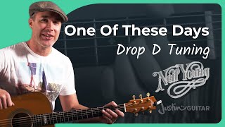 One Of These Days Guitar Lesson | Neil Young