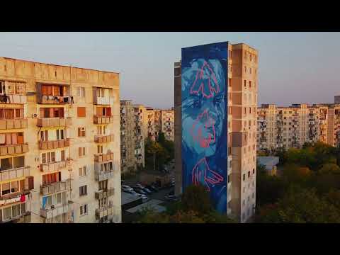 Tbilisi Mural – The girl surrounded by city. Varketili 2024