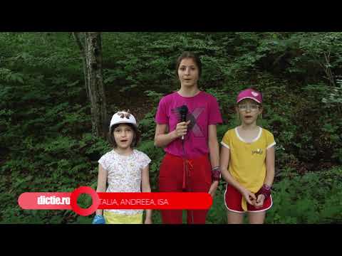 Natalia, Andreea, Isa - "Un lup a venit la stană și a mâncat o oaie", Tabăra TV Dicție.ro