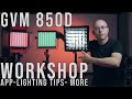 GVM 850D LED Panel 3 Kit | COMPLETE Workshop! TO THE POINT!
