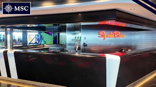 MSC Grandiosa | Tour of the Sportplex & Sports Bar | Arcade, Bowling, VR & More!