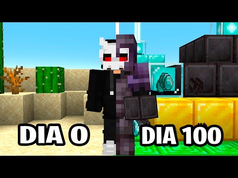 EU PASSEI 100 DIAS DOMINANDO UM SERVIDOR DE MINECRAFT - O FILME
