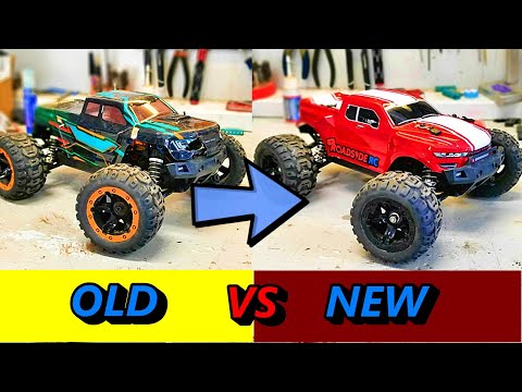 Upgrades! Haiboxing 16889 / Volcano16 Upgrade Shocks, Driveshafts, & Body