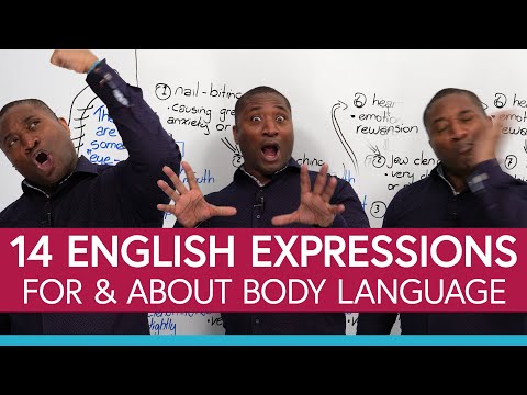 Learn 14 English expressions for body language