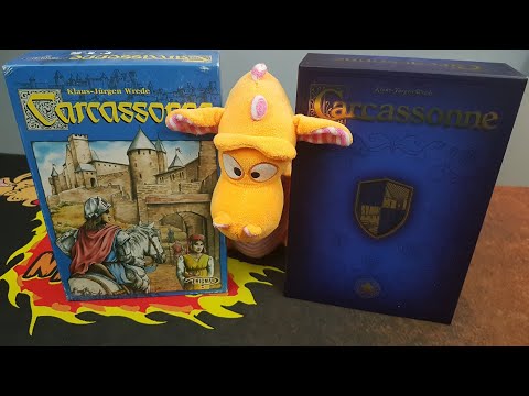 Carcassone: 2001 and 2021 ed. Comparison