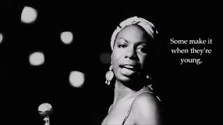 Nina Simone - Stars/Feelings - Lyrics