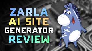 Zarla AI Website Builder - Hands on Review & Showcase of AI Web Design