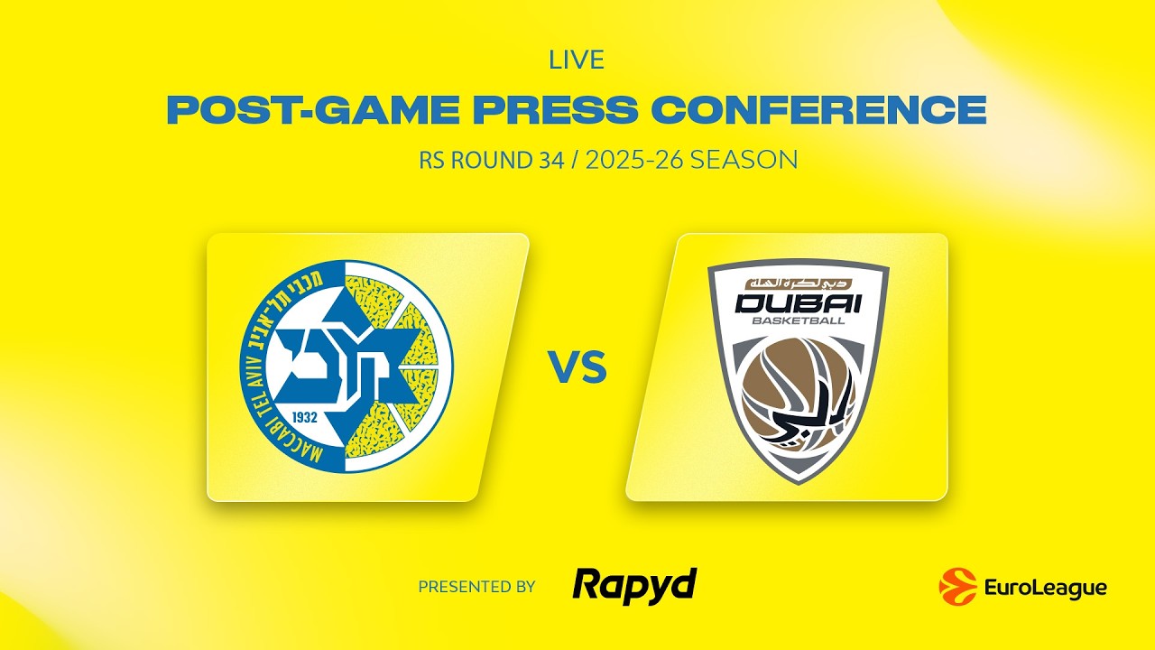 Press conference - Maccabi Rapyd Tel Aviv vs Dubai| צפו במסיבת העיתונאים