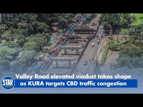 Valley Road elevated viaduct takes shape as KURA targets CBD traffic congestion