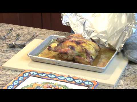 Amy Riolo Recipe: Israeli Orange and Honey-Glazed Chicken with Almonds