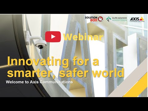 Webinar Axis - Sistemas de Audio en Red