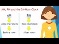 AM, PM and the 24-Hour Clock for Kids