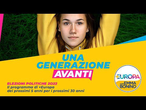 +Europa presenta il programma per le elezioni politiche 2022