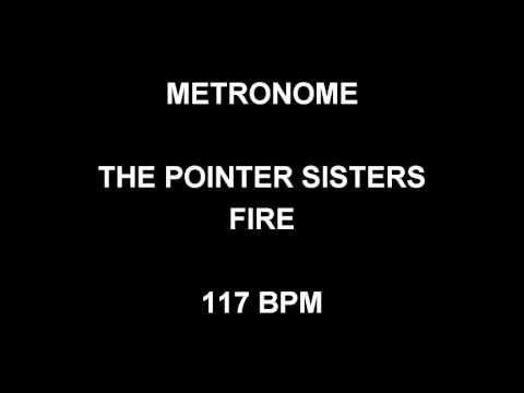 METRONOME 117 BPM The Pointer Sisters FIRE