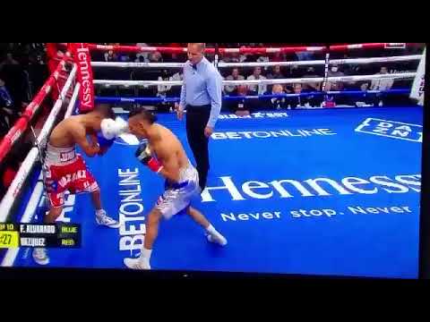 El Campeón de las 108 Libras IBF Rene Alvarado ganó por Ko en el 1er Raund