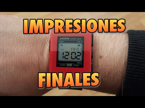 Impresiones finales Pebble