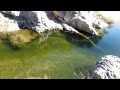 Камни, речка, горы с черепахой в воде на 10-й секунде 