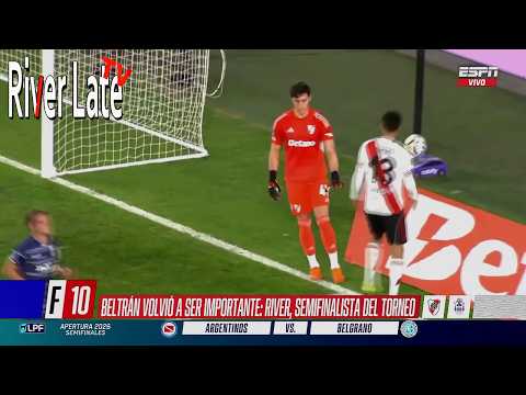 Lo Que No viste del PARTIDAZO de Santiago Beltrán en River