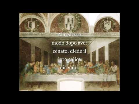 L’ultima Pasqua. La santa Cena. - Miracoli in Corso