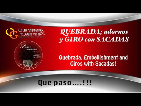 TANGO Quebrada, giro con doble sacada alta🌟Great step for performance, giro and double high sacada.