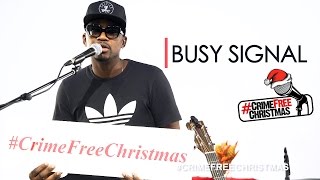 Busy Signal supports the Crime Free Christmas Project 2016 #CrimeFreeChristmas