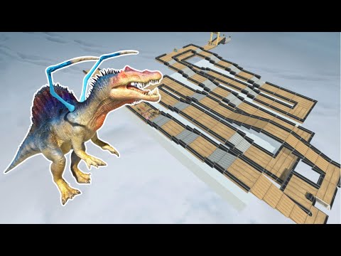 Escape From Alien Spinosaurus - Animal Revolt Battle Simulator