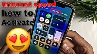 Internet speed kaise lagaye iPhone mein | How to enable internet speed in any iPhone IOS |