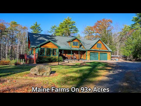 Maine Farmhouse On 93 Acres | ME Real Estate | Adinrondack Houses | Hiking | Maine Camps