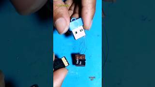 2 memory sd card + usb pendrive set experiment gT 💯%working subs.🙏 #shorts #memory #experiment