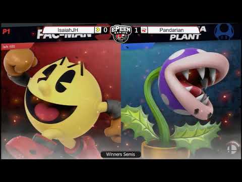 Smash @ TTh - IsaiahJH (Pac Man) Vs. Pandarian (P. Plant) - Smash Ultimate ws