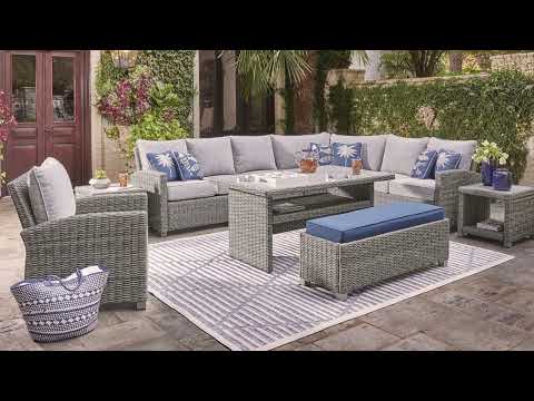 Naples Beach 2 Piece Outdoor Modular Seating Naples Beach 2 Piece Outdoor Modular Seating