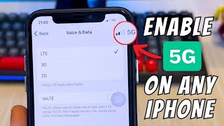 How to Enable 5G on iPhone 6/6s/7/8/X/XR/11 (No Jailbreak)