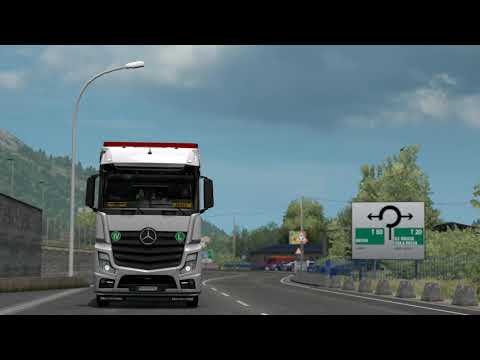 ETS2 1.36 beta Mercedes Actros MP4 1845 Bastia - Sassari