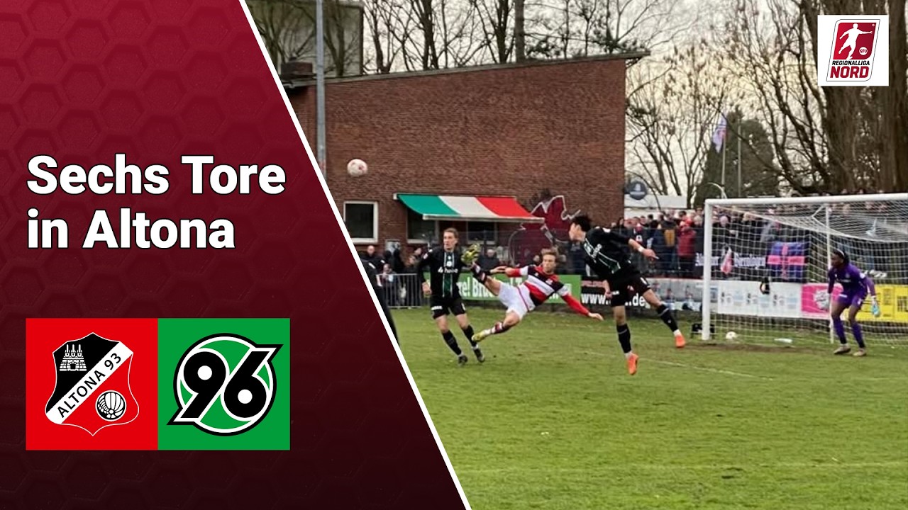 Altona 93 vs Hannover 96 II U23 Highlights