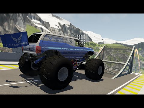 Epic Car Jump Arena Madness #1 - BeamNG Drive Crashes | Crashi letsplay
