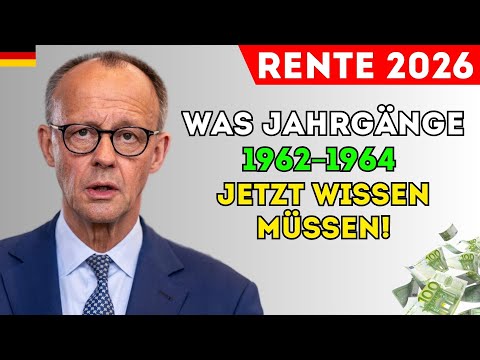 Geburtsjahr 1962–1964? So ändern sich eure Renten ab 2026!