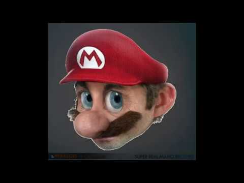 Cursed Mario images with Minecraft cave sounds