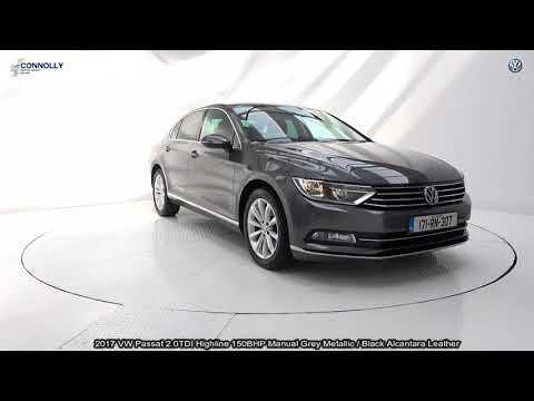 CMG VW SLIGO: 171RN307 VW Passat 2.0TDI Highline 150BHP Manual Grey Metallic / Alcanatra Leather