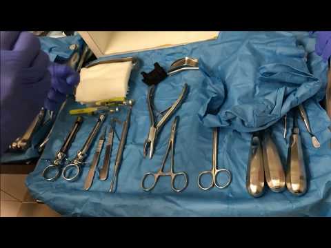 Process of sterilization - dental instruments