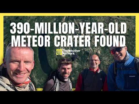 390-million-year-old meteor crater discovered in Quebec | #space