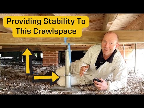 Improving an Old Home's Crawl Space Support System