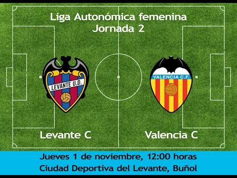 Liga Autonómica, jornada 2. Levante C 4 - 1 Valencia C (partido íntegro). 1-11-2018