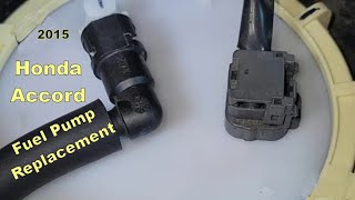 2015 Honda accord fuel pump replacement