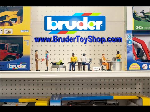 Bruder Traktoriaus priekaba Br-02211 video