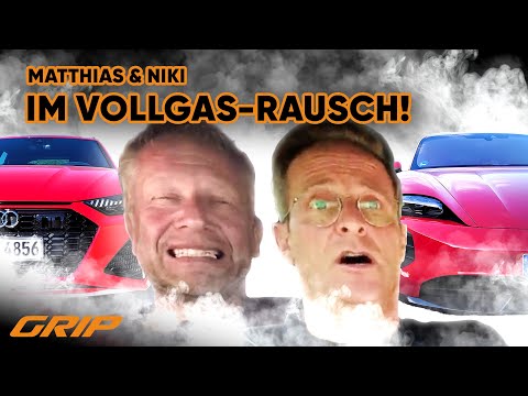 POWER-Duell! 🤜🔥🤛 Wer gewinnt?! Benziner oder Elektro?! - RS6 vs. Taycan GTS Sport Turismo | GRIP